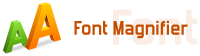 Logo der Software Font Magnifier, einer Software zur Vergr��erung bzw. Verkleinerung des Handy-Displayinhaltes